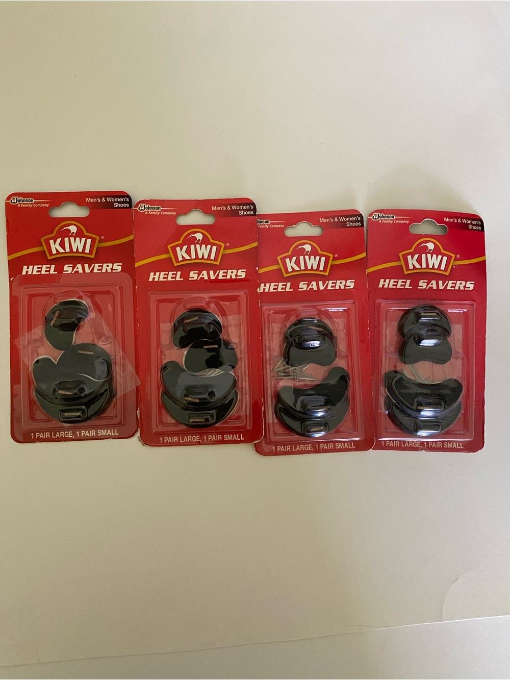 4 packs KIWI Heel Savers for Men's & Women's Shoes